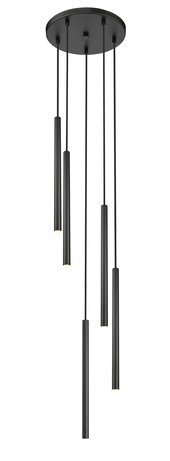 Z-Lite Canada - LED Chandelier - Forest - Matte Black- Union Lighting Luminaires Decor