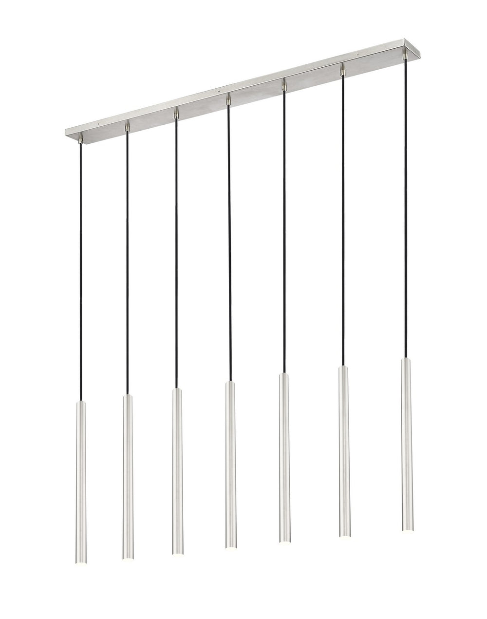 Z-Lite Canada - LED Linear Chandelier - Forest - Brushed Nickel- Union Lighting Luminaires Decor