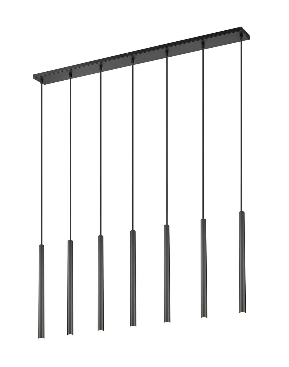 Z-Lite Canada - LED Linear Chandelier - Forest - Matte Black- Union Lighting Luminaires Decor