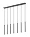 Z-Lite Canada - LED Linear Chandelier - Forest - Matte Black- Union Lighting Luminaires Decor