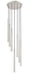 Z-Lite Canada - LED Chandelier - Forest - Brushed Nickel- Union Lighting Luminaires Decor