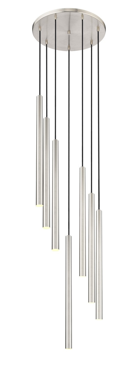 Z-Lite Canada - LED Chandelier - Forest - Brushed Nickel- Union Lighting Luminaires Decor