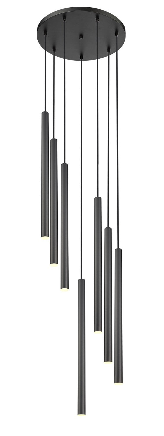 Z-Lite Canada - LED Chandelier - Forest - Matte Black- Union Lighting Luminaires Decor