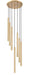 Z-Lite Canada - LED Chandelier - Forest - Modern Gold- Union Lighting Luminaires Decor