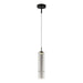 Matteo Canada - One Light Pendant - Bambu - Matte Black + Smoked Glass- Union Lighting Luminaires Decor