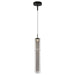 Matteo Canada - One Light Pendant - Bambu - Matte Black + Smoked Glass- Union Lighting Luminaires Decor