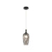 Matteo Canada - One Light Pendant - Eesha - Matte Black + Smoked Glass- Union Lighting Luminaires Decor