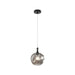 Matteo Canada - One Light Pendant - Eesha - Matte Black + Smoked Glass- Union Lighting Luminaires Decor