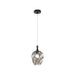 Matteo Canada - One Light Pendant - Eesha - Matte Black + Smoked Glass- Union Lighting Luminaires Decor