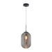 Matteo Canada - One Light Pendant - Maruna - Matte Black + Smoked Glass- Union Lighting Luminaires Decor