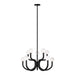 Matteo Canada - Ten Light Chandelier - Joelle - Matte Black- Union Lighting Luminaires Decor