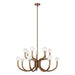 Matteo Canada - 14 Light Chandelier - Joelle - Aged Gold Brass- Union Lighting Luminaires Decor