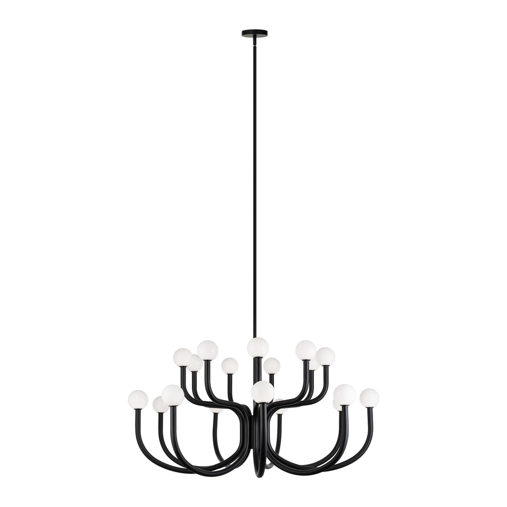 Matteo Canada - 18 Light Chandelier - Joelle - Matte Black- Union Lighting Luminaires Decor