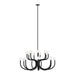 Matteo Canada - 18 Light Chandelier - Joelle - Matte Black- Union Lighting Luminaires Decor