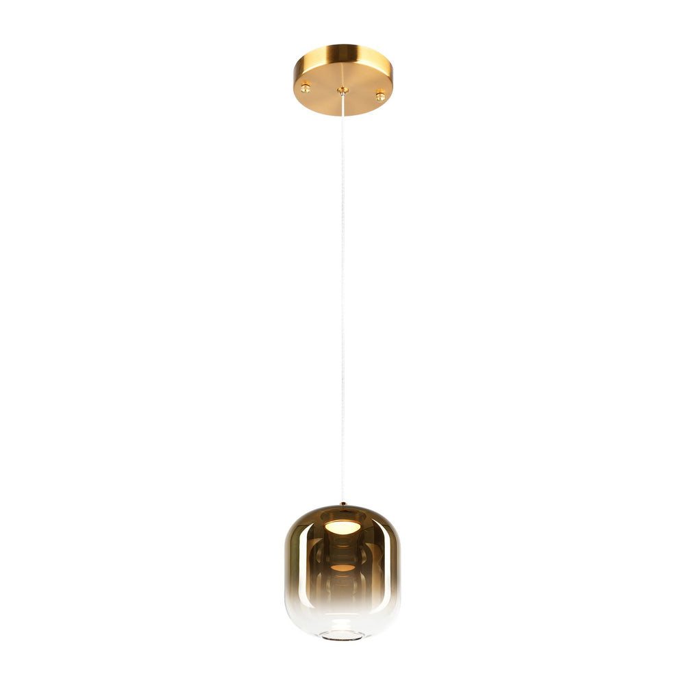 Matteo Canada - One Light Pendant - Refrax - Aged Gold Brass- Union Lighting Luminaires Decor
