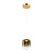 Matteo Canada - One Light Pendant - Refrax - Aged Gold Brass- Union Lighting Luminaires Decor