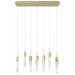 Avenue Lighting - LED Pendant - Aspen - Brushed Brass- Union Lighting Luminaires Decor