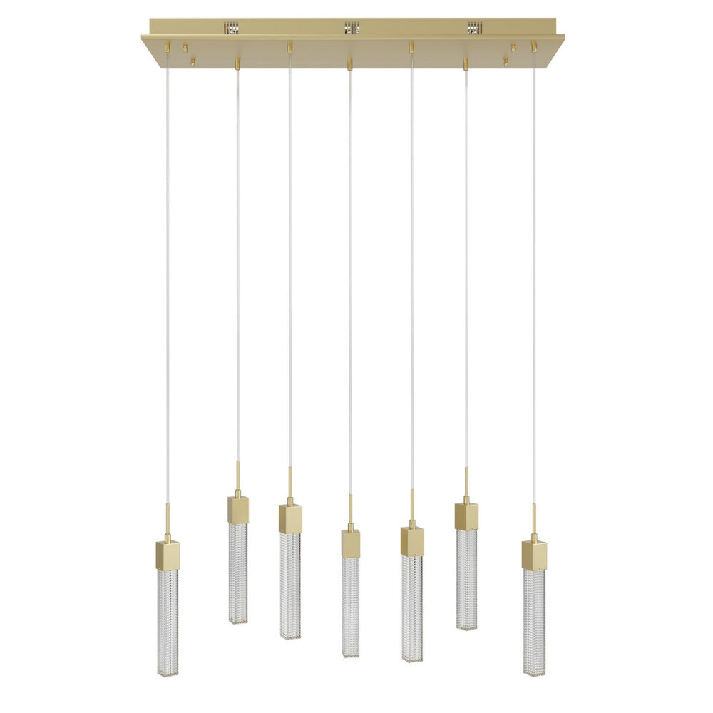 Avenue Lighting - LED Pendant - Boa - Brushed Brass- Union Lighting Luminaires Decor