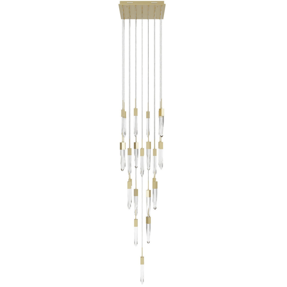 Avenue Lighting - LED Pendant - Aspen - Brushed Brass- Union Lighting Luminaires Decor
