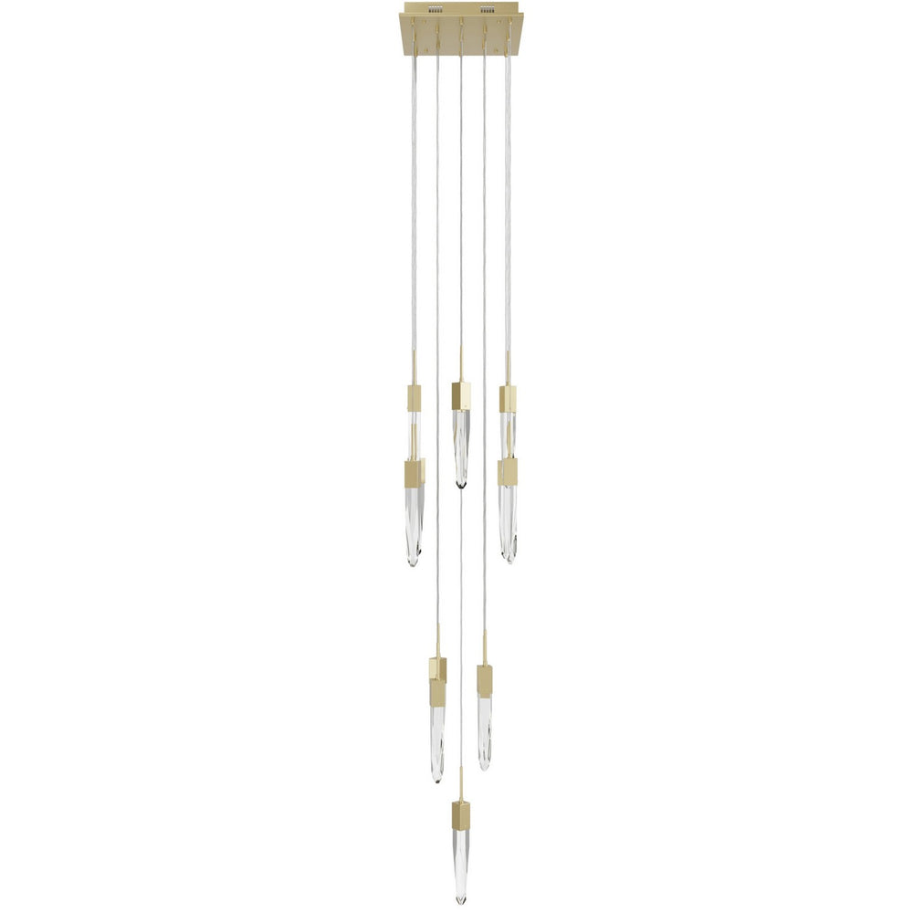 Avenue Lighting - LED Pendant - Aspen - Brushed Brass- Union Lighting Luminaires Decor