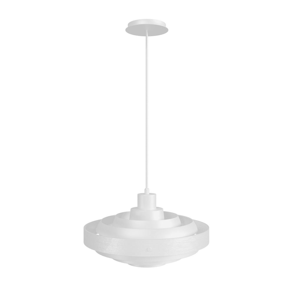Avenue Lighting - One Light Pendant - Newport - White- Union Lighting Luminaires Decor