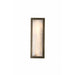 Avenue Lighting - One Light Wall Sconce - Sedona - Alabster / Aged Brass- Union Lighting Luminaires Decor