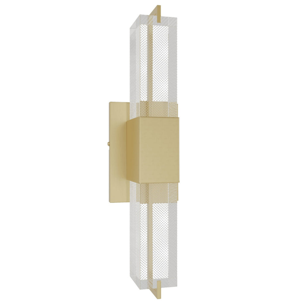 Avenue Lighting - LED Wall Sconce - The Original Glacier - Brushed Brass- Union Lighting Luminaires Decor