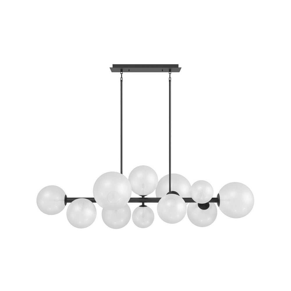 Avenue Lighting - 12 Light Chandelier - Delilah - Black- Union Lighting Luminaires Decor