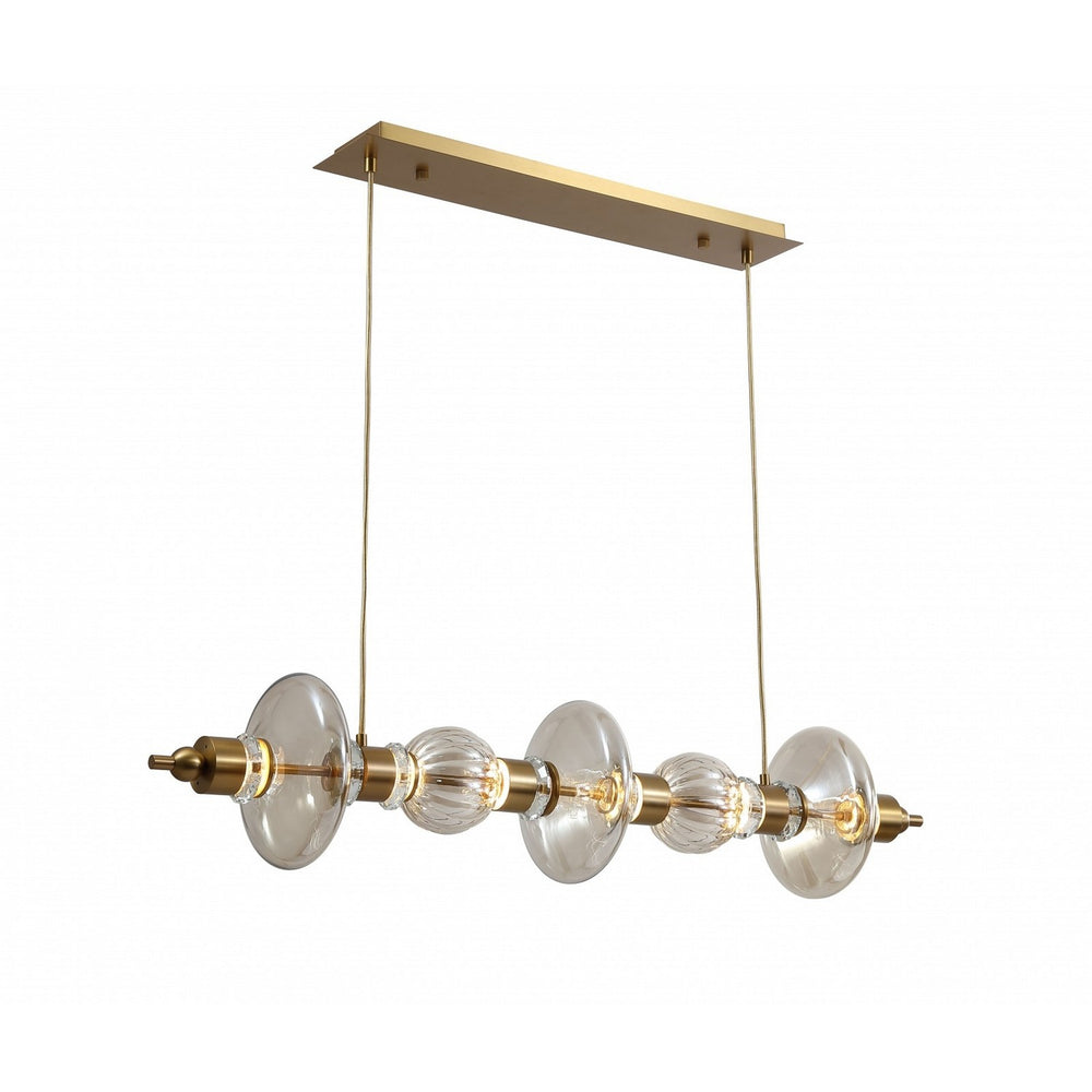 Avenue Lighting - LED Linear Pendant - Avra - Aged Brass- Union Lighting Luminaires Decor