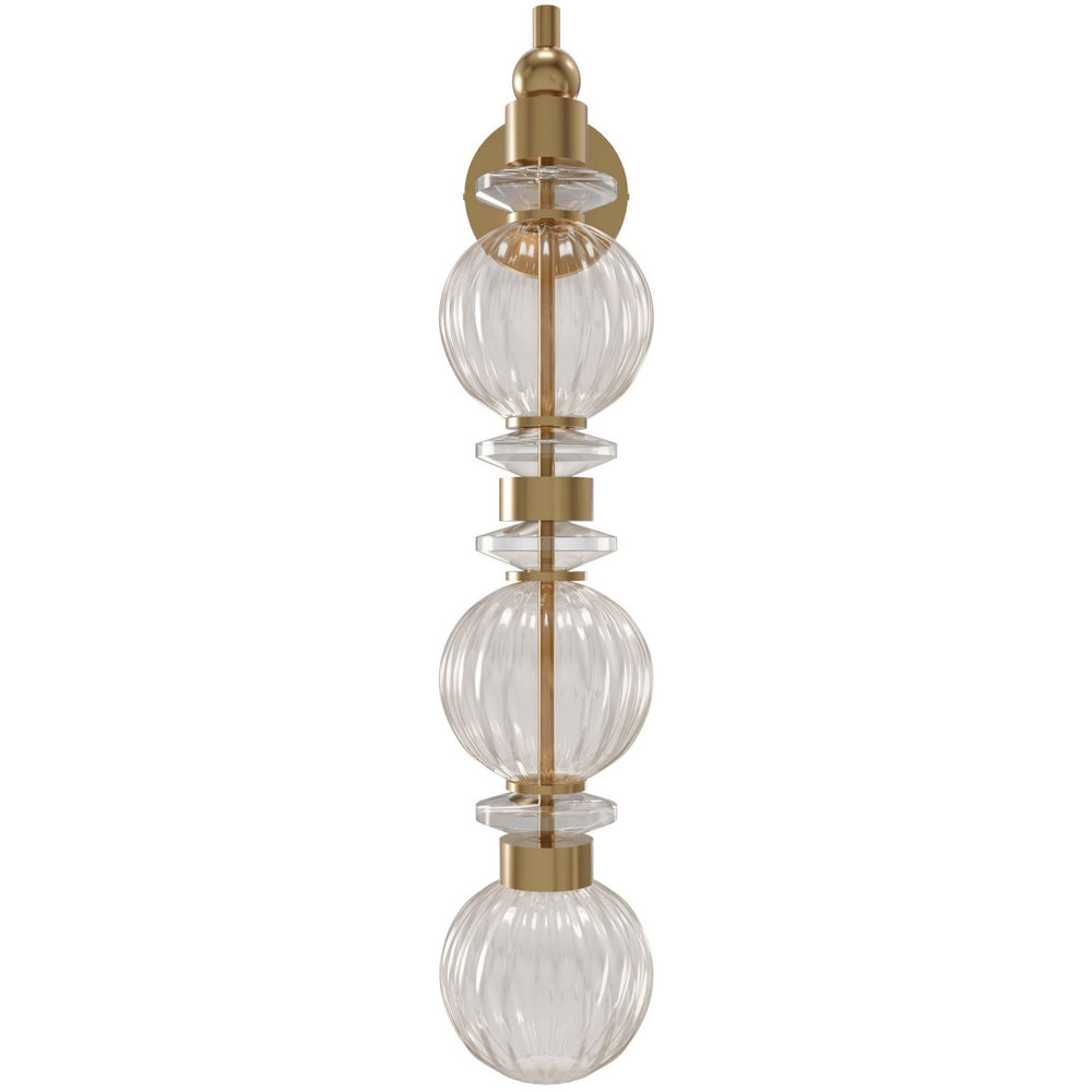 Avenue Lighting - LED Wall Sconce - Avra - Aged Brass- Union Lighting Luminaires Decor