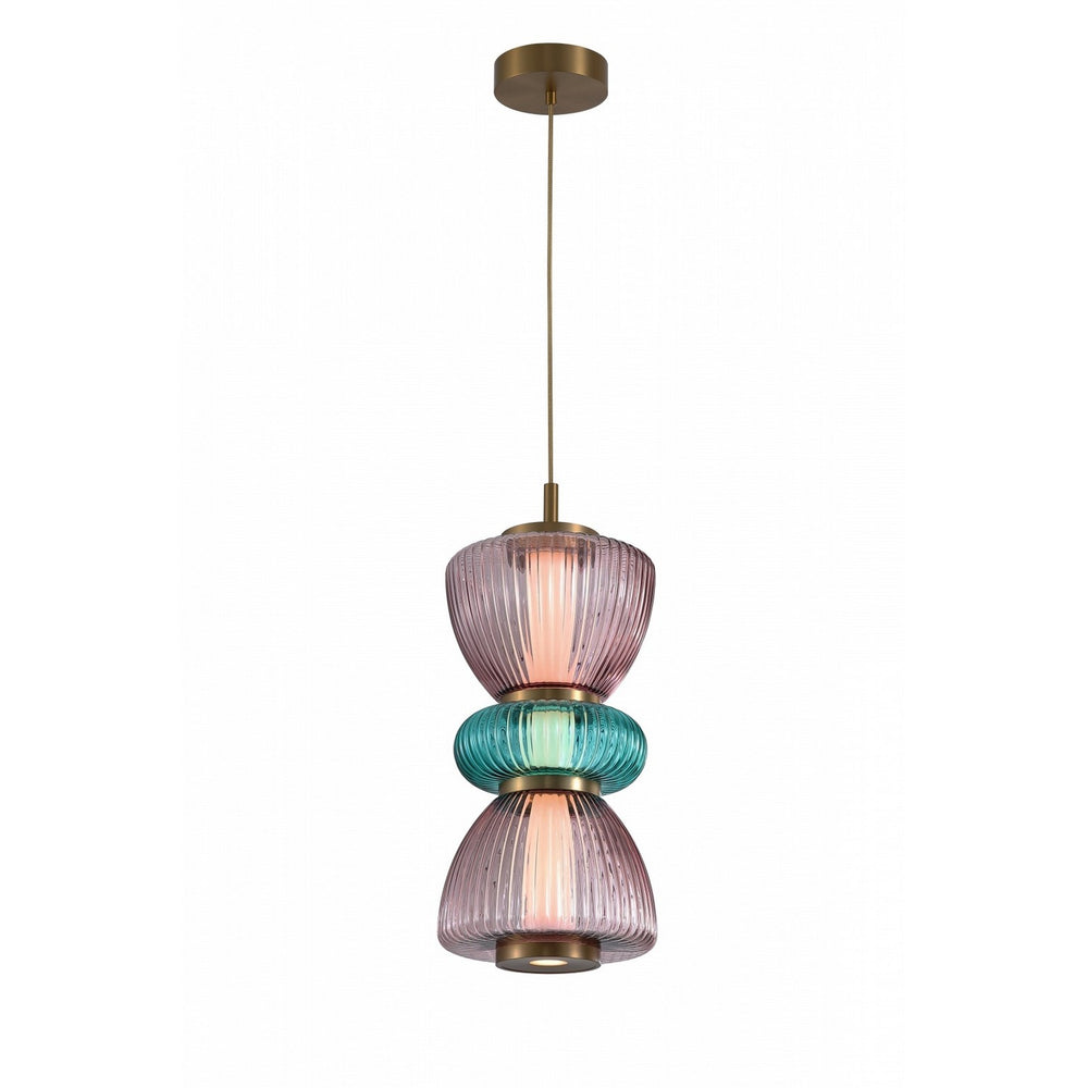 Avenue Lighting - LED Pendant - Rosewood - Aged Brass- Union Lighting Luminaires Decor