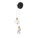 ET2 - LED Wall Sconce - Pebble - Black / Polished Gold- Union Lighting Luminaires Decor