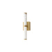 ET2 - LED Bath Vanity - Aragon - White Alabaster / Gold- Union Lighting Luminaires Decor