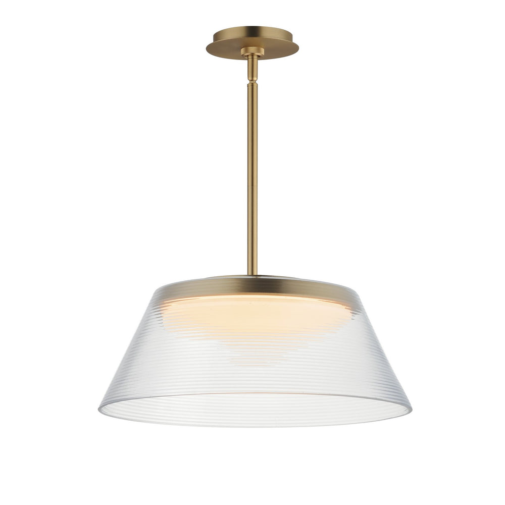 ET2 - LED Pendant - Jensen - Satin Brass- Union Lighting Luminaires Decor