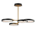 ET2 - LED Pendant - Hoopla - Black / Gold- Union Lighting Luminaires Decor