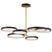 ET2 - LED Pendant - Hoopla - Black / Gold- Union Lighting Luminaires Decor