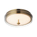 ET2 - LED Flush Mount - Voto - Natural Aged Brass- Union Lighting Luminaires Decor