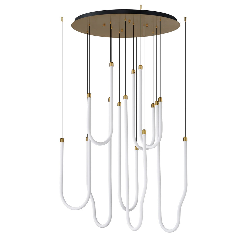 ET2 - LED Pendant - Soleil - Natural Aged Brass- Union Lighting Luminaires Decor