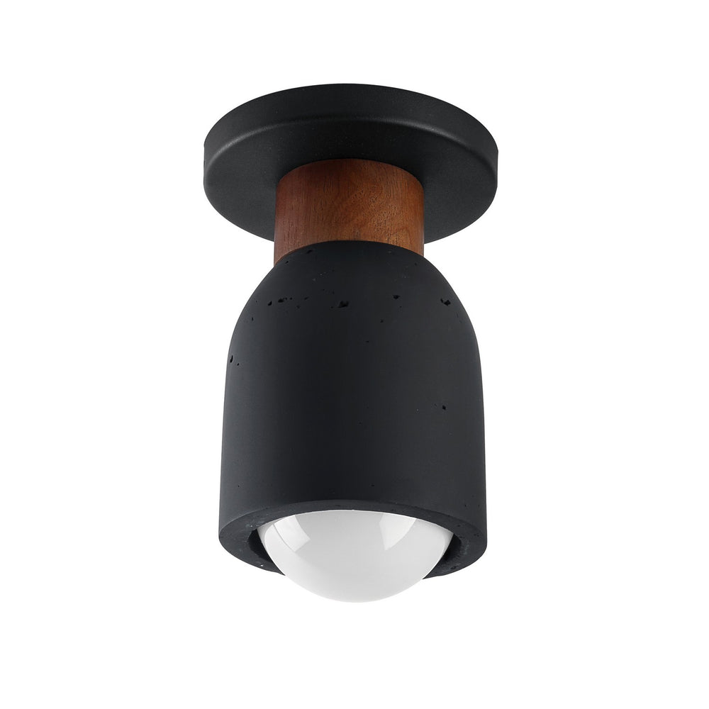 Maxim - One Light Flush Mount - Pompeii - Lava / Black- Union Lighting Luminaires Decor