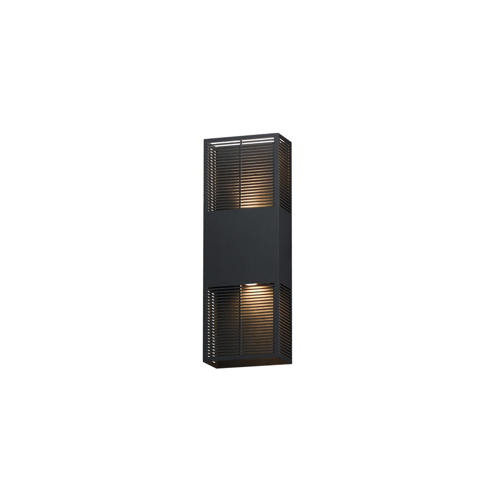 ET2 - LED Outdoor Wall Sconce - Grate - Black- Union Lighting Luminaires Decor