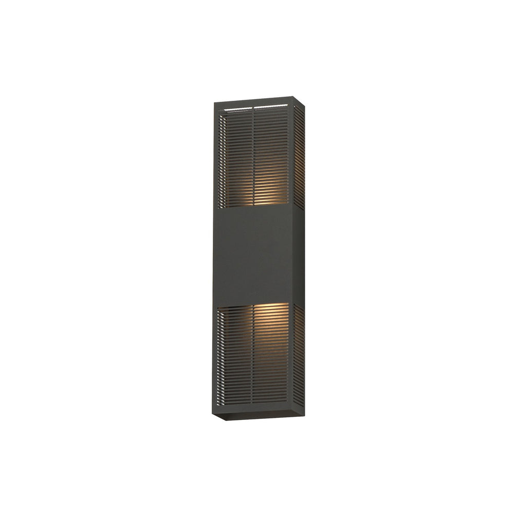 ET2 - LED Outdoor Wall Sconce - Grate - Architectural Bronze- Union Lighting Luminaires Decor