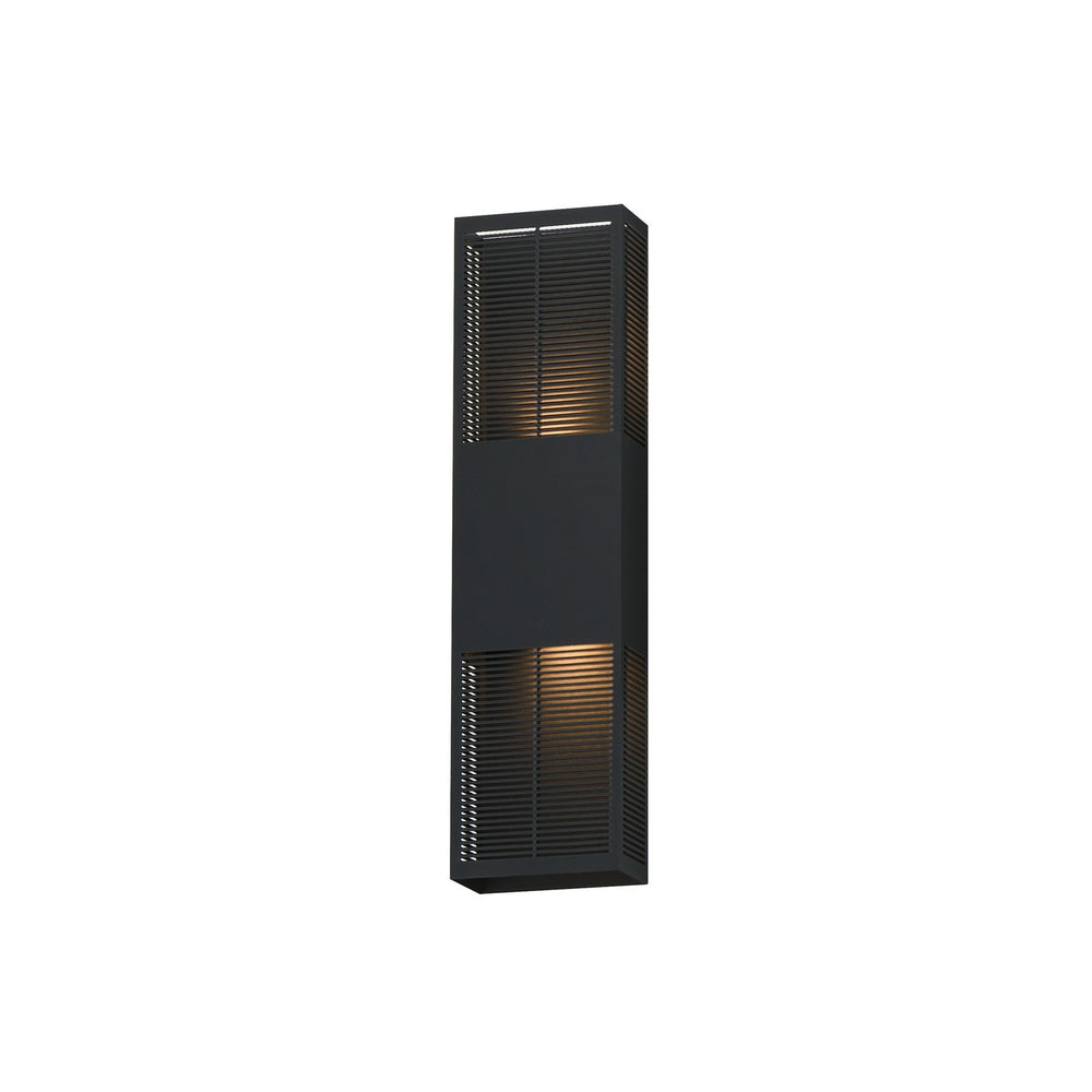 ET2 - LED Outdoor Wall Sconce - Grate - Black- Union Lighting Luminaires Decor