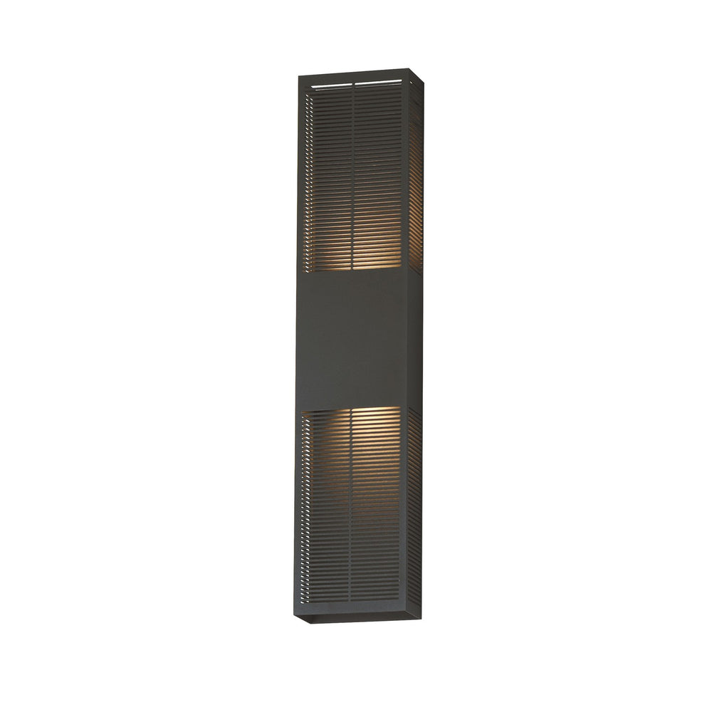 ET2 - LED Outdoor Wall Sconce - Grate - Architectural Bronze- Union Lighting Luminaires Decor