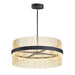 ET2 - LED Pendant - Chimes 5CCT - Black / Satin Brass- Union Lighting Luminaires Decor