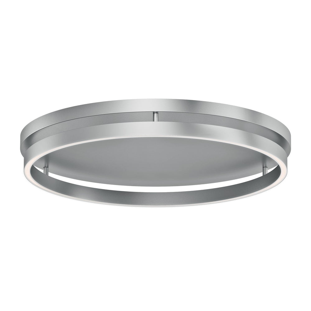 ET2 - LED Flush Mount - Groove 5CCT - Brushed Aluminum- Union Lighting Luminaires Decor