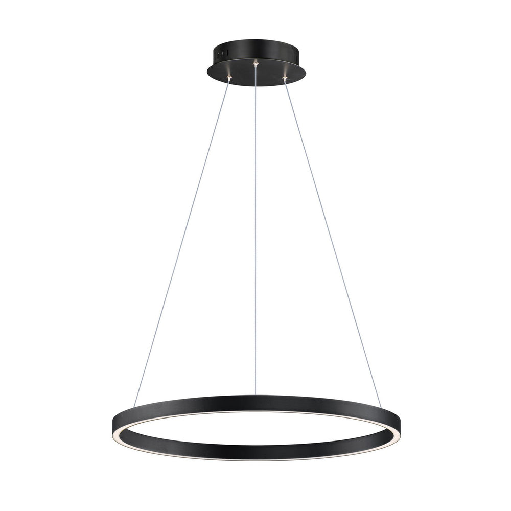 ET2 - LED Pendant - Groove 5CCT - Black- Union Lighting Luminaires Decor