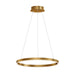 ET2 - LED Pendant - Groove 5CCT - Gold- Union Lighting Luminaires Decor