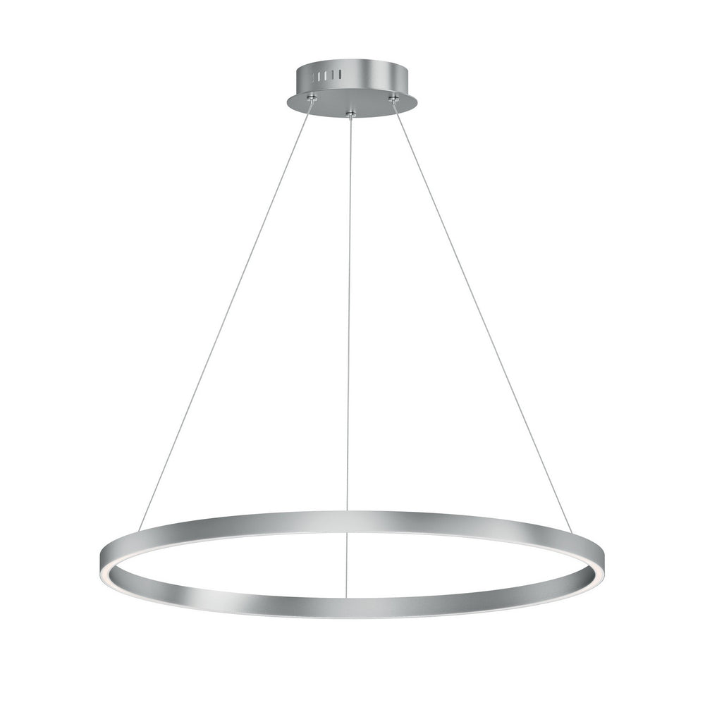 ET2 - LED Pendant - Groove 5CCT - Brushed Aluminum- Union Lighting Luminaires Decor