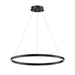 ET2 - LED Pendant - Groove 5CCT - Black- Union Lighting Luminaires Decor