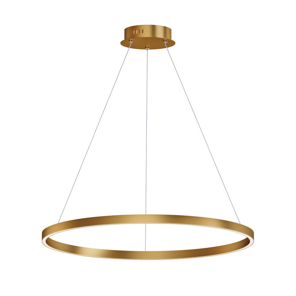 ET2 - LED Pendant - Groove 5CCT - Gold- Union Lighting Luminaires Decor